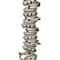 12 Pack: Sterling Silver-Plated Metal & Acrylic Ring Beads, 10mm by Bead Landing™